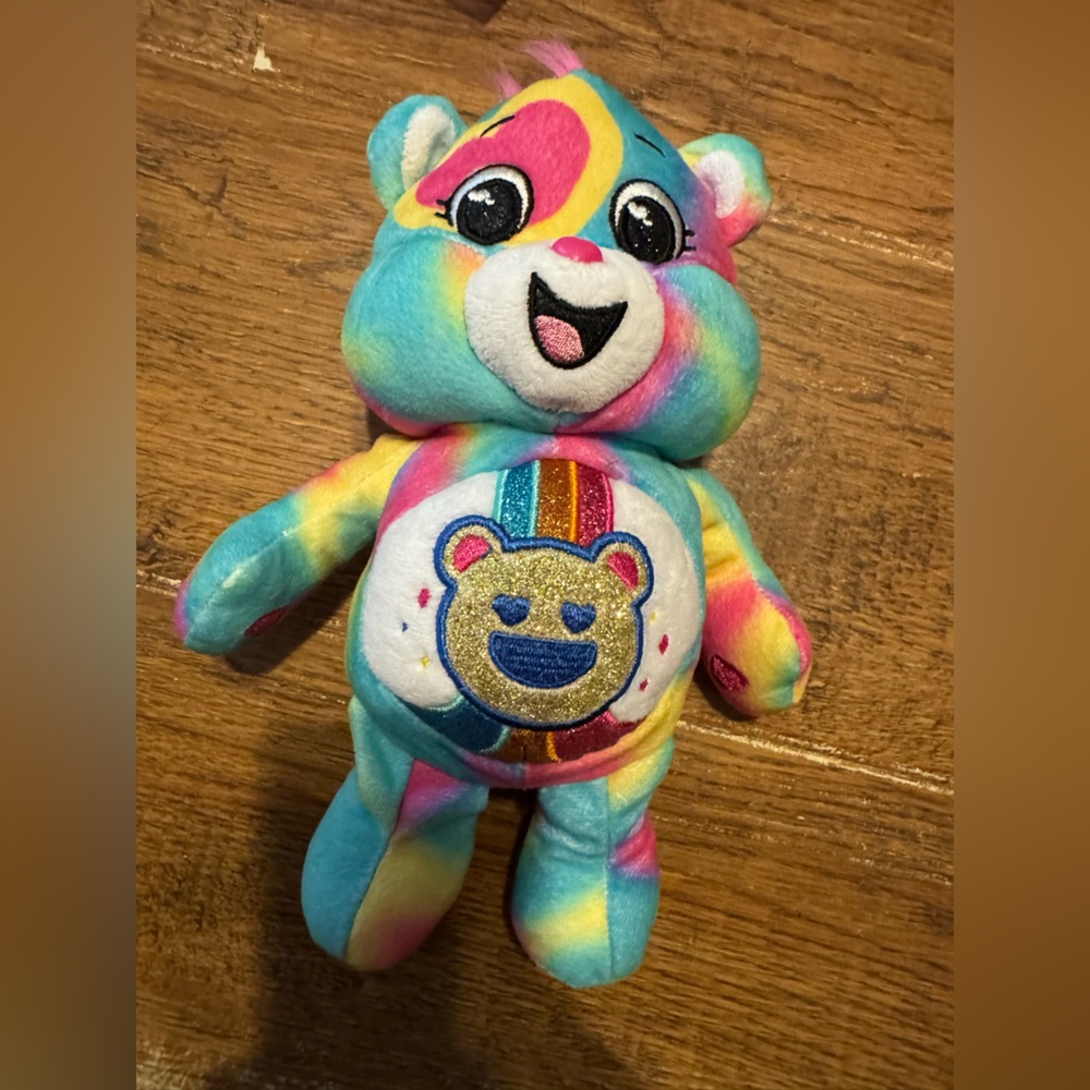Care bear rainbow tie dye limited edition care bear collection
